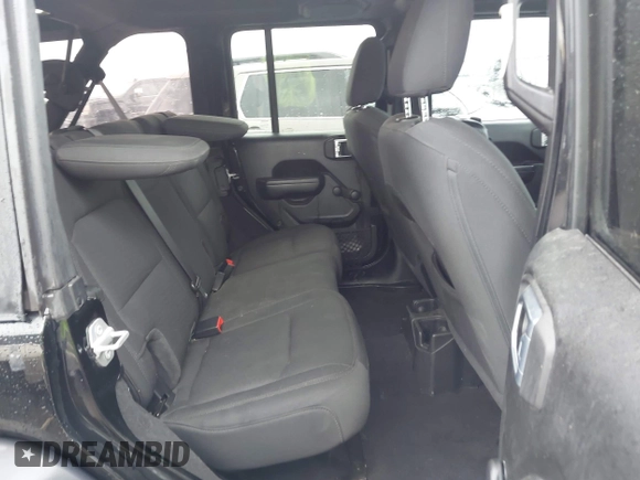 2021 Jeep Wrangler Unlimited Sport S with VIN 1C4HJXDN0MW678801, listed as a IAAI auction lot 42211815 with 96,849 mi miles and . Bid and sale history available at DreamBid. Image 8.