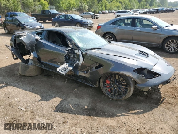 2018 Chevrolet Corvette Z06 3LZ с VIN 1G1YU2D69J5600823, выставлен на аукционе Copart как лот 59687595 с пробегом 7 470 миль миль и Чистый • Clean title. История ставок и продаж доступна на DreamBid. Изображение 4.