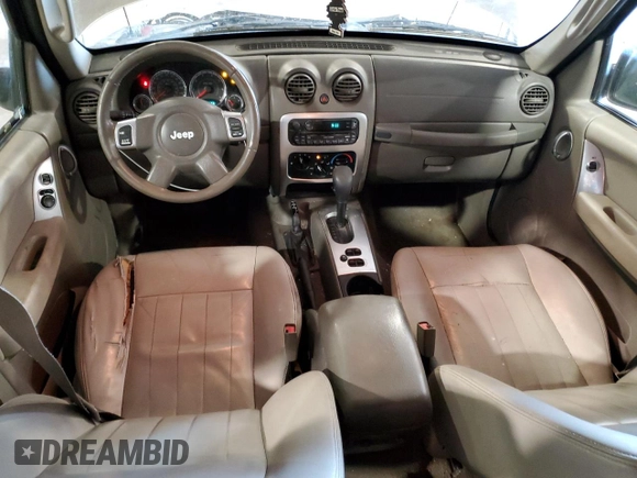 2006 Jeep Liberty Limited with VIN 1J4GL58K26W201181, listed as a Copart auction lot 56728445 with 187,453 mi miles and Salvage title. Bid and sale history available at DreamBid. Image 8.