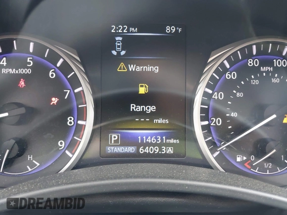 2017 Infiniti Q50 Premium with VIN JN1EV7AP3HM742556, listed as a IAAI auction lot 42416794 with 114,631 mi miles and . Bid and sale history available at DreamBid. Image 15.