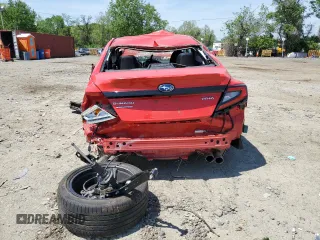 2024 Subaru WRX Premium with VIN JF1VBAH60R9805879, listed as a Copart auction lot 54992275 with 6,856 mi miles and Salvage title. Bid and sale history available at DreamBid. Image 6.