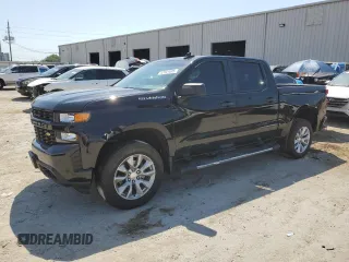 2020 Chevrolet Silverado 1500 Custom with VIN 3GCPWBEF5LG107096, listed as a Copart auction lot 52941095 with 61,415 mi miles and Salvage Title. Bid and sale history available at DreamBid. Image 1.