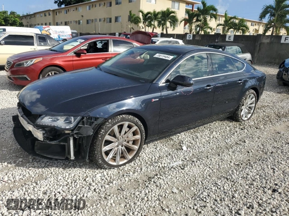 2015 Audi A7 3.0 Premium Plus with VIN WAUWGAFC7FN002995, listed as a Copart auction lot 78819484 with 70,639 mi miles and Salvage Title. Bid and sale history available at carsss.com. Image 1.