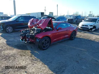 2023 Ford Mustang EcoBoost with VIN 1FA6P8TH0P5113505, listed as a IAAI auction lot 41330154 with 13,456 mi miles. Bid and sale history available at carsss.com. Image 2.