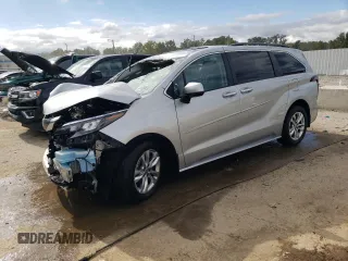 2024 Toyota Sienna XLE with VIN 5TDJSKFC1RS122064, listed as a Copart auction lot 72999364 with 23,817 mi miles and Salvage Title. Bid and sale history available at DreamBid. Image 1.