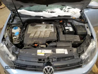 2012 Volkswagen Golf TDI with VIN WVWDM7AJ0CW144803, listed as a Copart auction lot 61574455 with 184,152 mi miles and Salvage title. Bid and sale history available at DreamBid. Image 11.