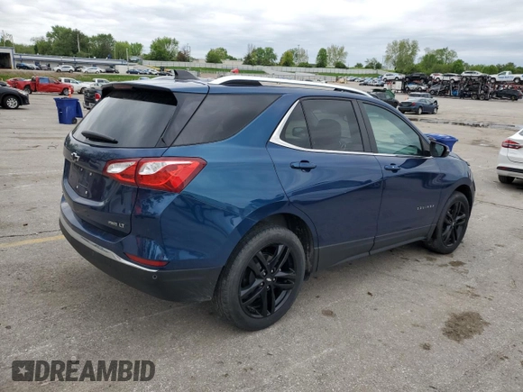 2021 Chevrolet Equinox LT z VIN 3GNAXUEV0ML382381, wystawiony jako Copart lot #54836515 z przebiegiem 88 630 mil mil oraz Szkoda całkowita • Salvage title. Historia ofert i sprzedaży dostępna na DreamBid. Obrazek 3.
