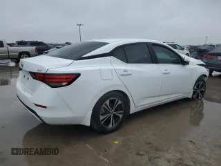 2022 Nissan Sentra SV with VIN 3N1AB8CV2NY268987, listed as a Copart auction lot 87878925 with Not Provided miles and Salvage Title. Bid and sale history available at carsss.com. Image 3.
