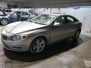 2015 Volvo S60 T5 Premier with VIN YV1612TKXF1360132, listed as a Copart auction lot 85539964 with 142,826 mi miles and Salvage Title. Bid and sale history available at carsss.com. Image 1.