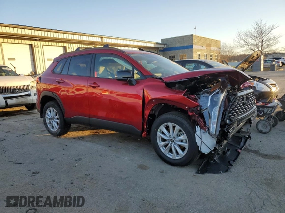 2025 Toyota Corolla Cross LE z VIN 7MUCAAAG1SV126188, wystawiony jako Copart lot #48954865 z przebiegiem 133 mil mil oraz Szkoda całkowita • Salvage title. Historia ofert i sprzedaży dostępna na DreamBid. Obrazek 4.