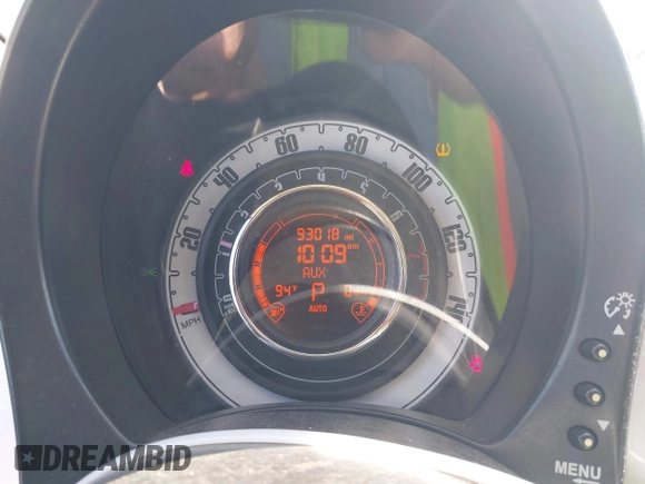 2013 FIAT 500 Pop with VIN 3C3CFFAR3DT511405, listed as a IAAI auction lot 42226337 with 93,018 mi miles and . Bid and sale history available at DreamBid. Image 7.