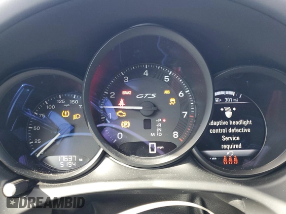 2023 Porsche Macan GTS z VIN WP1AF2A50PLB56880, wystawiony jako Copart lot #51125795 z przebiegiem 17 637 mil mil oraz Szkoda całkowita • Salvage title. Historia ofert i sprzedaży dostępna na DreamBid. Obrazek 9.