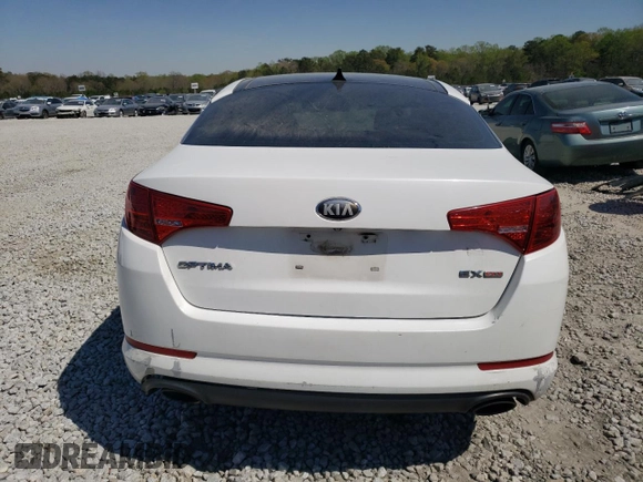 2013 Kia Optima EX with VIN 5XXGN4A72DG139344, listed as a Copart auction lot 50970565 with 218,459 mi miles and Salvage Title. Bid and sale history available at carsss.com. Image 6.