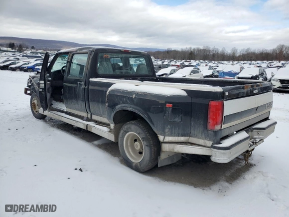 1996 Ford F-350 Crew Cab with VIN 1FTJW35F1TEA86623, listed as a Copart auction lot 42838925 with NaN miles and Salvage Title. Bid and sale history available at carsss.com. Image 2.