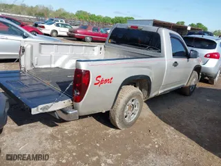 2007 Chevrolet Colorado Work Truck with VIN 1GCCS149878123398, listed as a IAAI auction lot 41991685 with 263,328 mi miles. Bid and sale history available at carsss.com. Image 4.