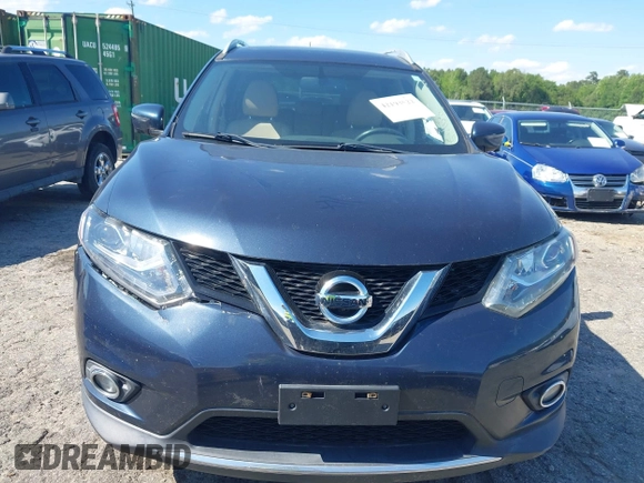 2016 Nissan Rogue SL with VIN 5N1AT2MT5GC856703, listed as a IAAI auction lot 42193522 with 126,953 mi miles. Bid and sale history available at carsss.com. Image 12.