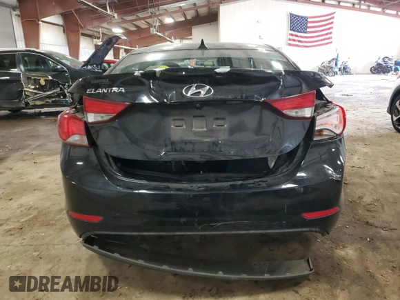2016 Hyundai Elantra SE with VIN 5NPDH4AE5GH656655, listed as a Copart auction lot 76617374 with 98,959 mi miles and Salvage Title. Bid and sale history available at DreamBid. Image 6.