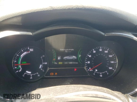 2013 Kia Optima Hybrid LX with VIN KNAGM4AD2D5057303, listed as a Copart auction lot 65428374 with 168,513 mi miles and Salvage Title. Bid and sale history available at carsss.com. Image 9.