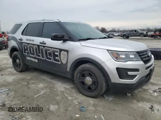 2016 Ford Utility Police Interceptor with VIN 1FM5K8AR7GGD16133, listed as a Copart auction lot 47731905 with 112,697 mi miles and Salvage Title. Bid and sale history available at carsss.com. Image 4.