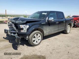 2017 Ford F-150 XL with VIN 1FTEW1EG7HFC88415, listed as a Copart auction lot 60100005 with 134,528 mi miles and Salvage title. Bid and sale history available at DreamBid. Image 1.