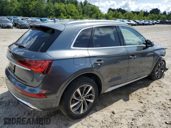 2023 Audi Q5 S line Prestige with VIN WA1FAAFY3P2196857, listed as a Copart auction lot 68105594 with 8,985 mi miles and Salvage Title. Bid and sale history available at carsss.com. Image 3.
