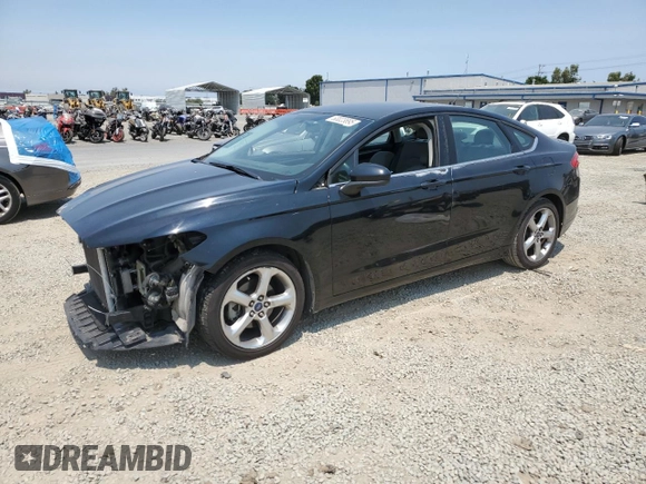 2016 Ford Fusion S with VIN 3FA6P0G72GR385313, listed as a Copart auction lot 63023895 with 168,420 mi miles and Salvage title. Bid and sale history available at DreamBid. Image 1.