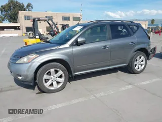 2006 Nissan Murano SL with VIN JN8AZ08T16W429490, listed as a IAAI auction lot 41890192 with 162,332 mi miles and . Bid and sale history available at carsss.com. Image 2.