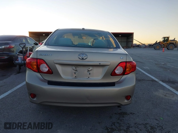 2009 Toyota Corolla with VIN 1NXBU40E59Z164488, listed as a IAAI auction lot 40907058 with 180,161 mi miles. Bid and sale history available at carsss.com. Image 16.