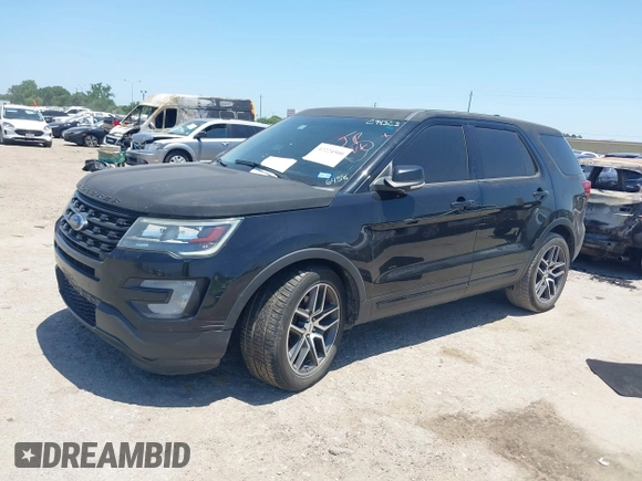 2016 Ford Explorer Sport with VIN 1FM5K8GTXGGB96458, listed as a IAAI auction lot 42224500 with 133,575 mi miles and . Bid and sale history available at DreamBid. Image 2.