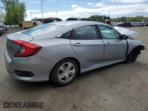 2020 Honda Civic LX z VIN 2HGFC2F66LH505485, wystawiony jako Copart lot #56056845 z przebiegiem 73 394 mil mil oraz Szkoda całkowita • Salvage title. Historia ofert i sprzedaży dostępna na DreamBid. Obrazek 3.