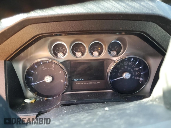 2014 Ford F-350 XLT with VIN 1FT8W3BT2EEA54050, listed as a Copart auction lot 50062505 with 142,252 mi miles and Salvage title. Bid and sale history available at DreamBid. Image 9.