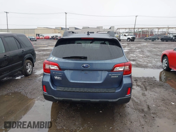 2016 Subaru Outback 2.5i Premium with VIN 4S4BSACC7G3282124, listed as a IAAI auction lot 42021614 with 123,116 mi miles. Bid and sale history available at carsss.com. Image 16.