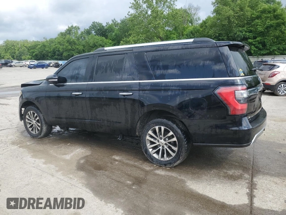 2018 Ford Expedition Max Limited with VIN 1FMJK2AT2JEA11603, listed as a Copart auction lot 61557715 with 154,876 mi miles and Salvage title. Bid and sale history available at DreamBid. Image 2.