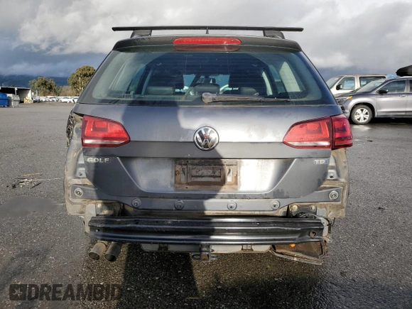 2015 Volkswagen Golf SportWagen TDI SE with VIN 3VWCA7AU9FM518387, listed as a Copart auction lot 41807294 with 151,740 mi miles. Bid and sale history available at carsss.com. Image 6.