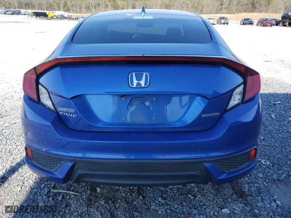 2016 Honda Civic Coupe Touring with VIN 2HGFC3B98GH353382, listed as a Copart auction lot 43557755 with 171,126 mi miles and Salvage Title. Bid and sale history available at carsss.com. Image 6.