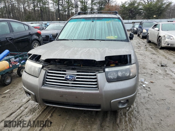 2006 Subaru Forester X with VIN JF1SG63656H719767, listed as a Copart auction lot 84813244 with 74,468 mi miles and Salvage Title. Bid and sale history available at DreamBid. Image 5.