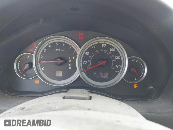 2005 Subaru Legacy with VIN 4S3BP616957376351, listed as a IAAI auction lot 41540174 with 251,085 mi miles and . Bid and sale history available at DreamBid. Image 7.