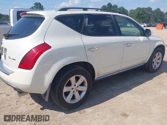 2007 Nissan Murano SE with VIN JN8AZ08W67W619605, listed as a IAAI auction lot 42407088 with 191,508 mi miles and . Bid and sale history available at DreamBid. Image 4.