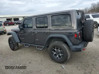2019 Jeep Wrangler Unlimited Rubicon с VIN 1C4HJXFN0KW545613, выставлен на аукционе Copart как лот 42807785 с пробегом 64 510 миль миль и Списание • Salvage title. История ставок и продаж доступна на DreamBid. Изображение 2.