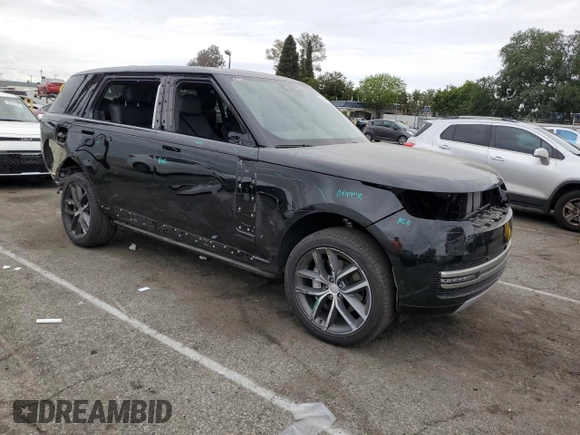 2024 Land Rover Range Rover SE z VIN SALKPBFU8RA253321, wystawiony jako Copart lot #52424685 z przebiegiem 10 418 mil mil oraz Szkoda całkowita • Salvage title. Historia ofert i sprzedaży dostępna na DreamBid. Obrazek 4.