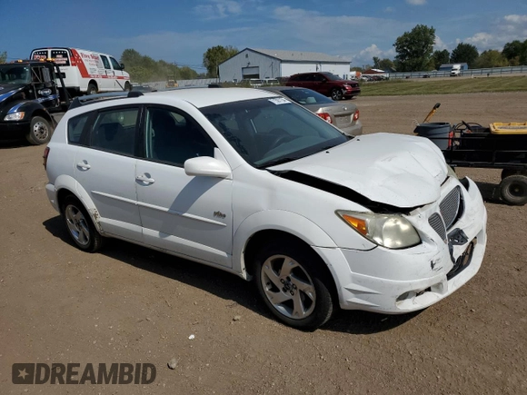 2005 Pontiac Vibe with VIN 5Y2SL66885Z433729, listed as a Copart auction lot 71591154 with 204,224 mi miles and Salvage Title. Bid and sale history available at carsss.com. Image 4.