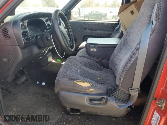 1998 Dodge 1500 with VIN 3B7HC13Z7WG207659, listed as a Copart auction lot 52701725 with Not Provided miles and Clean Title. Bid and sale history available at DreamBid. Image 7.