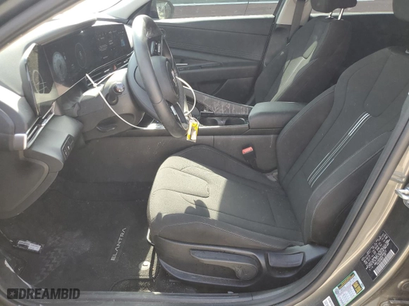 2024 Hyundai Elantra SEL with VIN KMHLS4DG3RU808222, listed as a Copart auction lot 54051305 with 9,880 mi miles and Salvage Title. Bid and sale history available at carsss.com. Image 7.