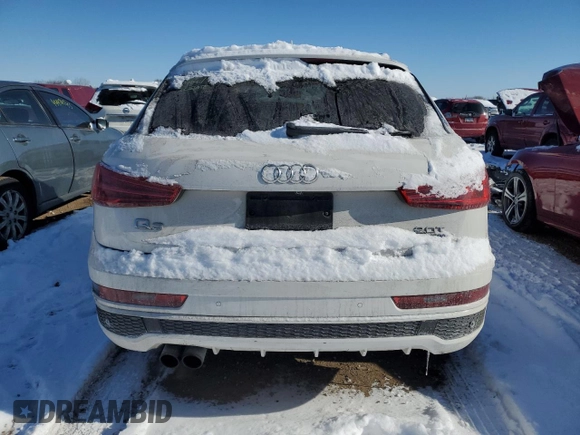 2017 Audi Q3 Prestige with VIN WA1GCCFS3HR015108, listed as a Copart auction lot 44623585 with 65,720 mi miles and Salvage Title. Bid and sale history available at carsss.com. Image 6.