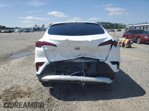 2025 Buick Envista Sport Touring with VIN KL47LBEP2SB142603, listed as a Copart auction lot 51617485 with 833 mi miles and Salvage Title. Bid and sale history available at DreamBid. Image 6.