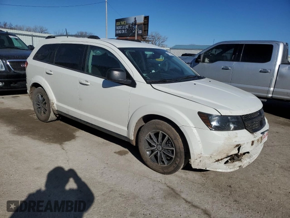 2018 Dodge Journey SE with VIN 3C4PDCAB6JT474429, listed as a Copart auction lot 47387345 with 60,727 mi miles and Salvage Title. Bid and sale history available at DreamBid. Image 4.