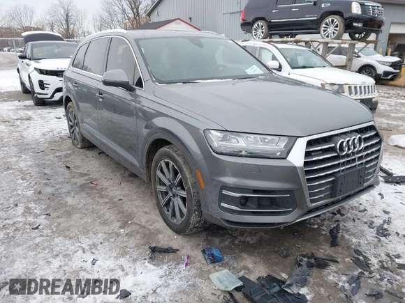2017 Audi Q7 Premium Plus with VIN WA1LAAF70HD037732, listed as a IAAI auction lot 41399099 with 144,785 mi miles. Bid and sale history available at carsss.com. Image 1.