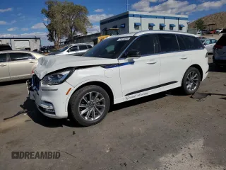 2020 Lincoln Aviator Grand Touring with VIN 5LMYJ8XY3LGL37535, listed as a Copart auction lot 78310094 with 72,206 mi miles and Salvage title. Bid and sale history available at DreamBid. Image 1.