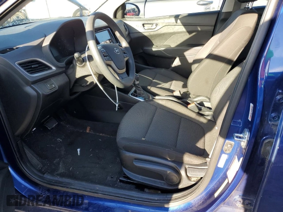 2020 Hyundai Accent SE with VIN 3KPC24A67LE122254, listed as a Copart auction lot 37227854 with 37,872 mi miles. Bid and sale history available at carsss.com. Image 7.