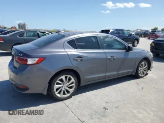 2017 Acura ILX w/Premium Pkg with VIN 19UDE2F72HA015335, listed as a Copart auction lot 54793755 with 63,474 mi miles and Salvage Title. Bid and sale history available at carsss.com. Image 3.